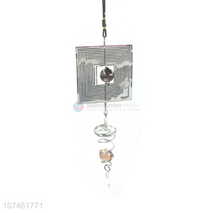 Good quality garden ornaments laser-cut square iron wind chimes