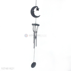 Attractive design indoor decoration hollow moon iron sheet wind chimes