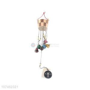 Suitable price wooden bucket wind chimes wind-bell for indoor decoration