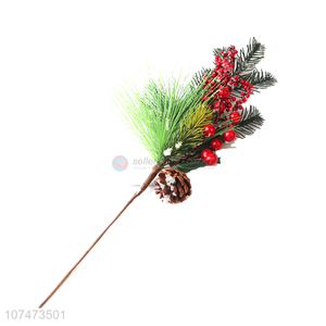 Hot sale decorative christmas pine with red berries