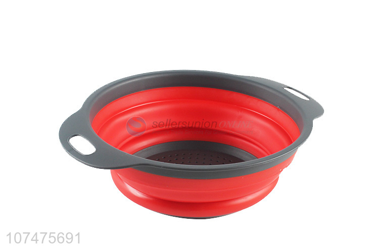 Hot sale kitchen accessories folding fruit vegetable washing drain basket