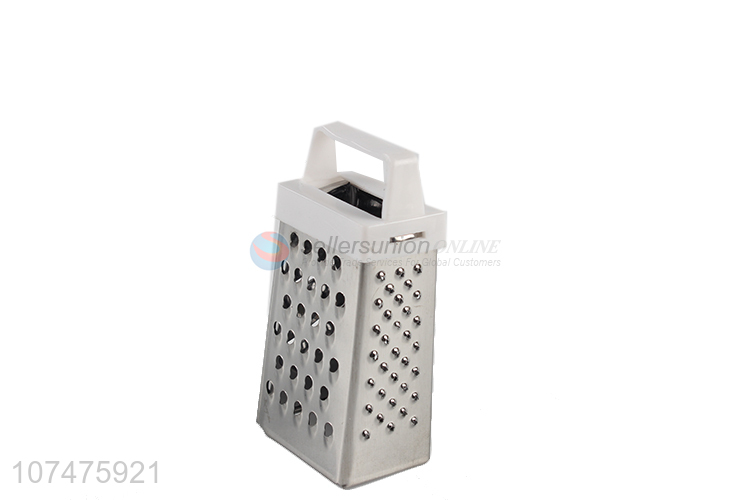 Factory price kitchen utensils 4 sides stainless iron cheese grater