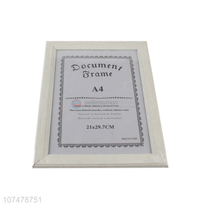New arrival A4 document frame popular certificate frame