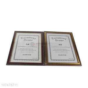 Wholesale A4 document frame certificate frame