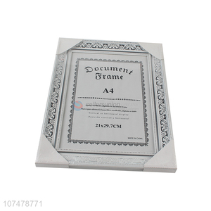 Latest A4 document frame rectangle certificate frame