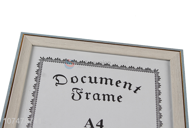 custom A4 document frame popular certificate frame