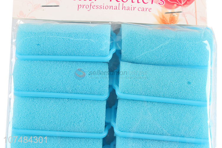 Wholesale durable hairdressing tools safety sponge plastic hair rollers