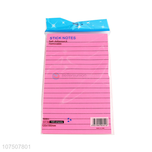 Best Sale Paper Sticky Notes Lined Memo Pads