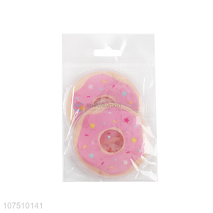 High Sales Donuts Design Ice Pack Gel Eye Patches With Glitter Powders