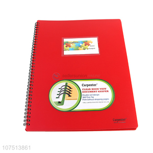 Custom Document Folder Coil Display Book Clear Book
