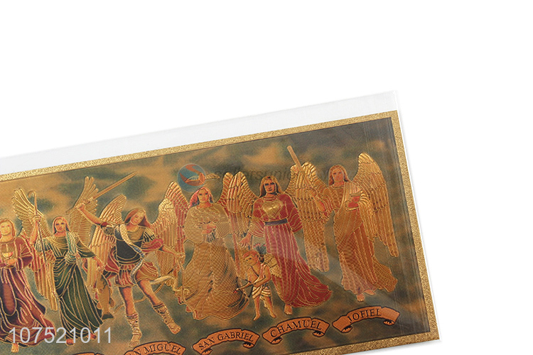 New products angel images fake money gold foil banknote for souvenir