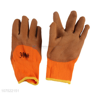 Best selling latex coated safety gloves foam gloves construction gloves