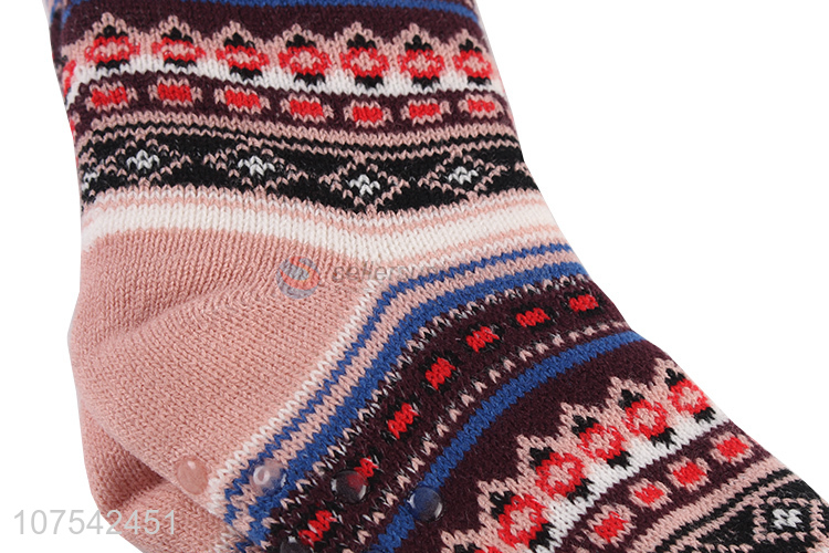 Competitive Price Christmas Socks Winter Warm Indoor Non-Slip Floor Socks