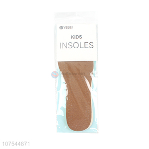 Lowest Price White Latex Brown Leather Children Insoles Breathable Insoles