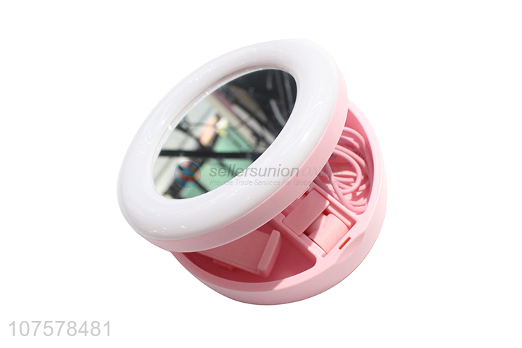 Wholesale professional foldable dimmable 3 in 1 selfie led ring light with stand