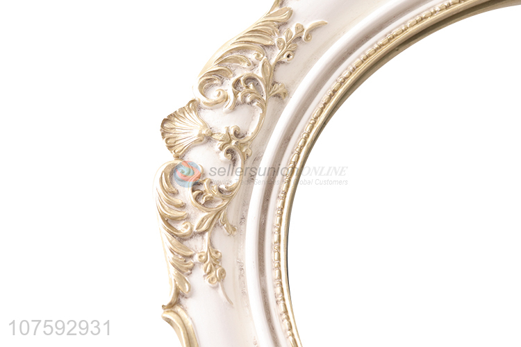 Good Factory Price Retro Style Luxury Resin Mirror Serving Tray