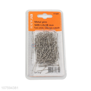 Low price 28mm nickel plating iron pins metal pins