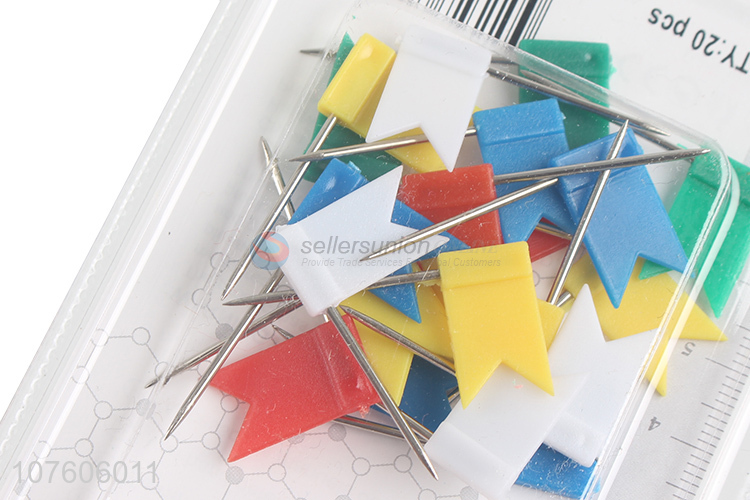 Creative Design Office Flag Pin Push Pins Cork Nail