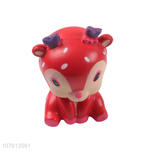 Cartoon Lovely Red fawn  Shape Wholesale Rebound toy
