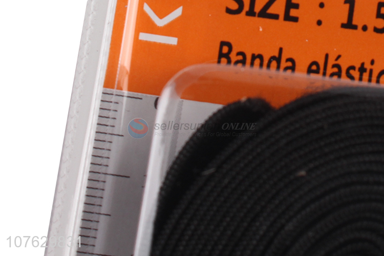 Factory price garment accessory black elastic band belt