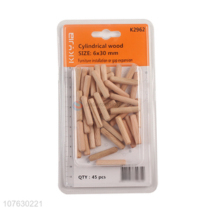 Wholesale wooden plugs hardwood wooden dowel pins rod dticks