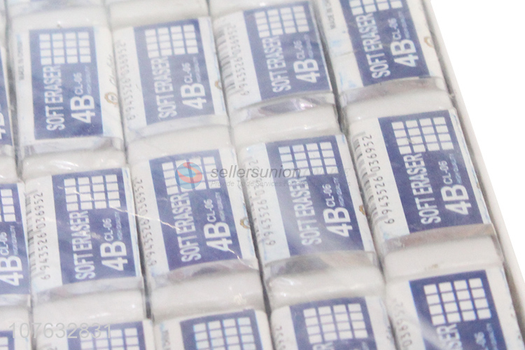 Good Price 48 Pieces Rectangle 4B Eraser Soft Erasers