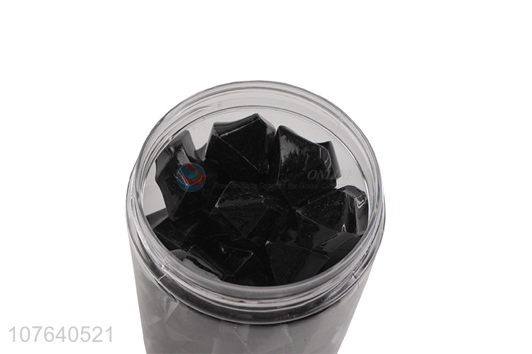 Low price black plastic ornaments acrylic diamond