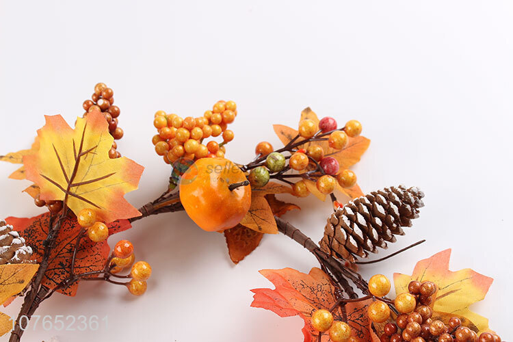 Popular home holiday decorations decorate autumn wreaths