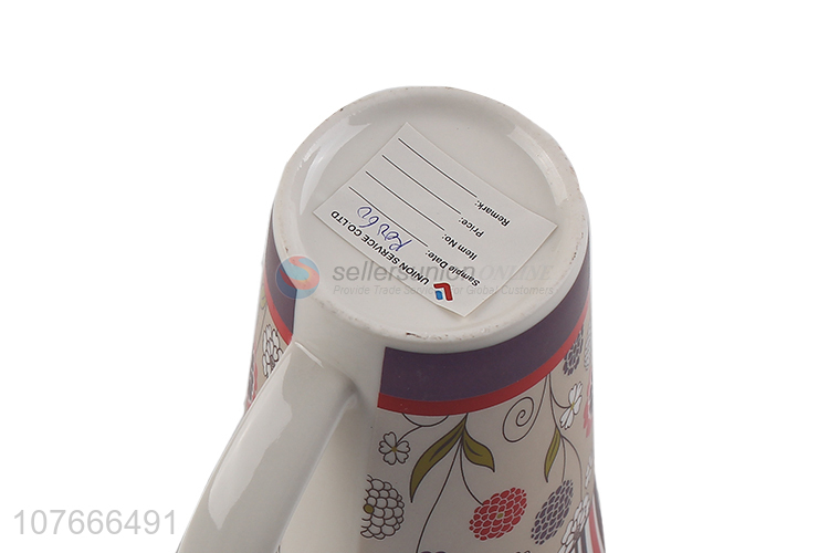 Fashion Printing Ceramic Water Cup Coffee Mug With Handle