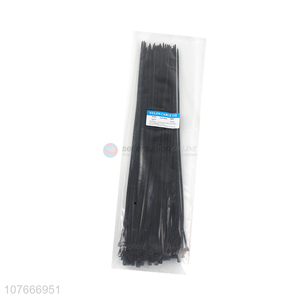 Durable eco-friendly black nylon cable tie