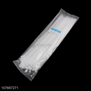 Best selling white nylon cable tie with low price