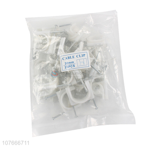 High quality hot selling plastic cable clips with the nail