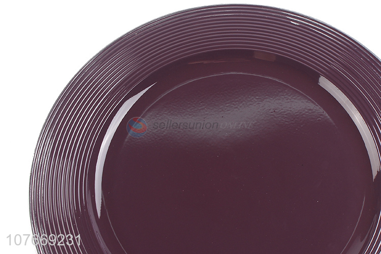 Factory supply dark purple electroplated plates with high quality