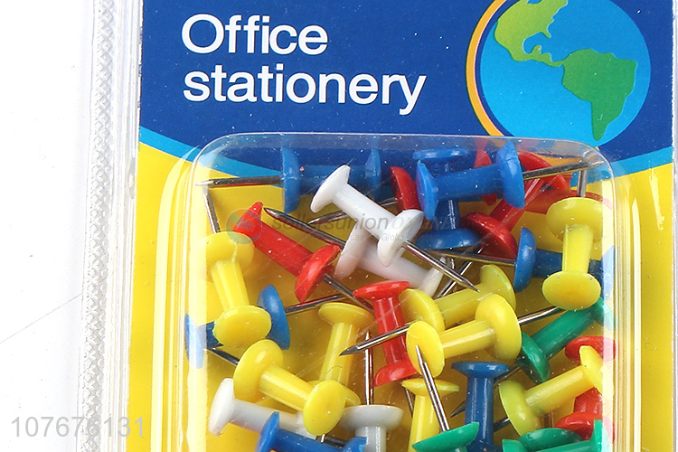 Low price office supplies drawing pins thumbtacks pushpins
