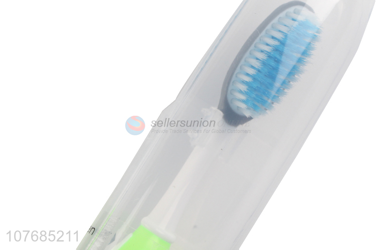 New design adult cleaning toothbrush outdoor travel toothbrush set