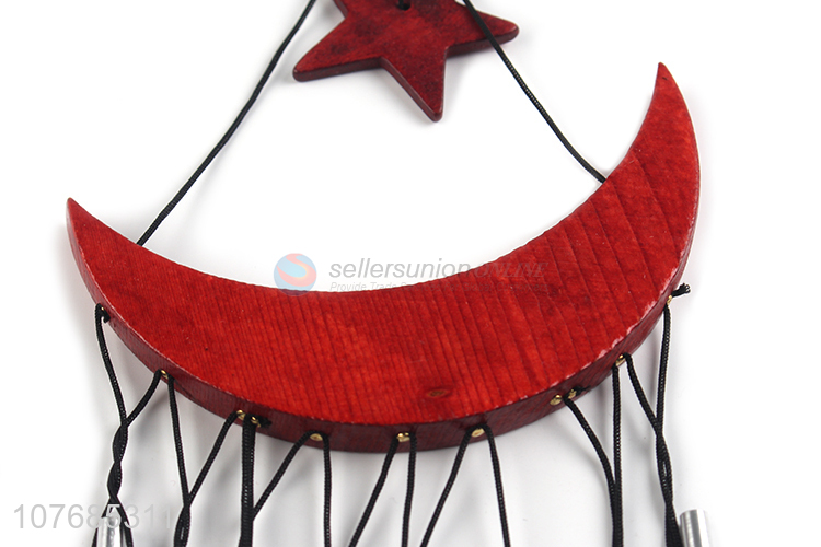Best selling moon star wind chimes outdoor hanging decoration