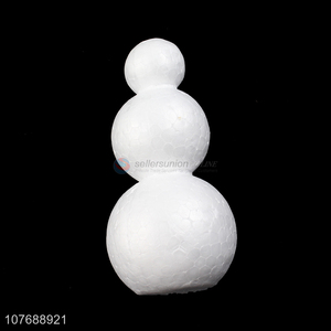 Factory direct sale diy foam snowball diy painting toy