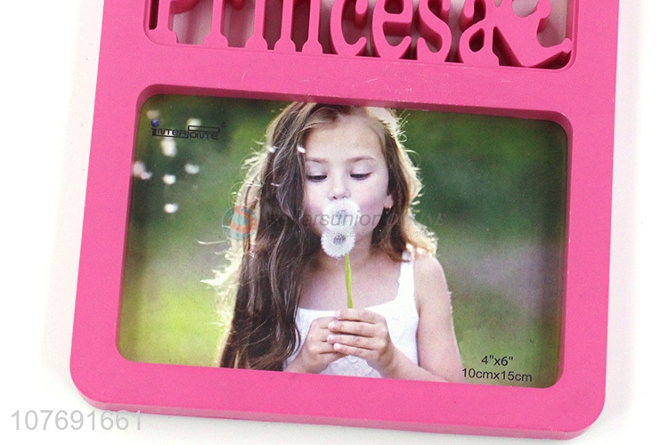 New Style Fashion Plastic Photo Frame With Back Stander