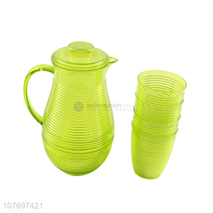 Good Sale Plastic Water Jug With Cup Set