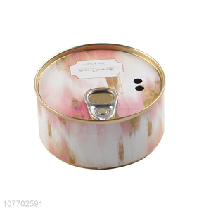Popular product luxury scented soy candle in cans for gifts