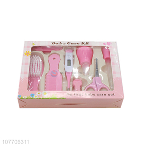 Hot product baby manicure grooming set with electronic thermometer