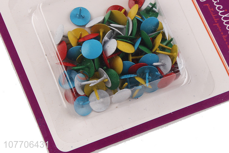 Hot selling color office binding tools stationery pushpins