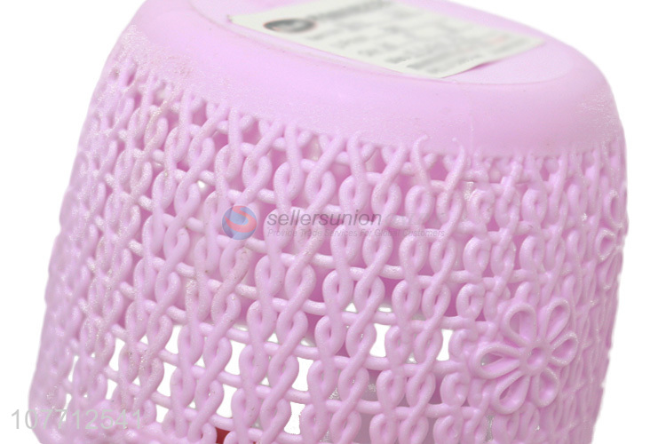 Wholesale Fashion Plastic Storage Basket With Handle For Household
