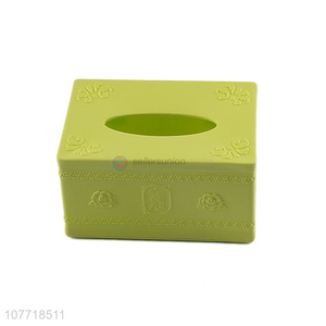 Wholesale low price table tissue box for household