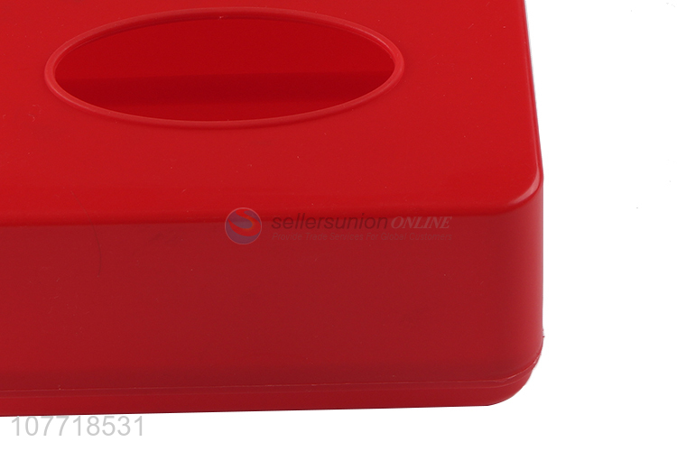 Popular product red tissue box for home décor