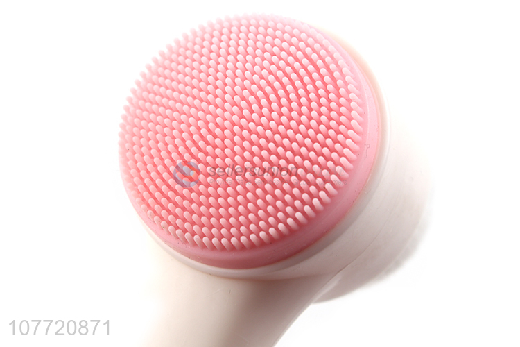 Double Sides Silicone Face Wash Exfoliate Brush Facial Cleaning Brush