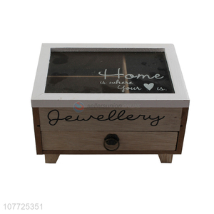 New Style Wooden Jewelry Drawer Storage Box Cosmetic Organizers