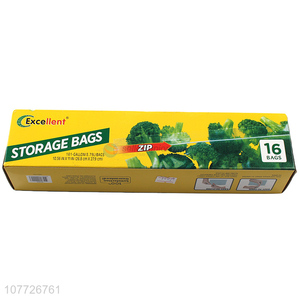 Low price high quality zipper seal storage bags for food