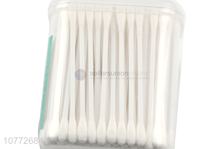 Good quality plastic double head cotton swabs daily beauty cotton swabs