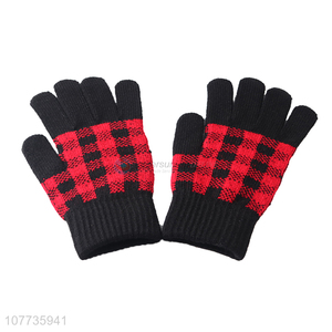 Hot sale knitted gloves keep warm winter gloves